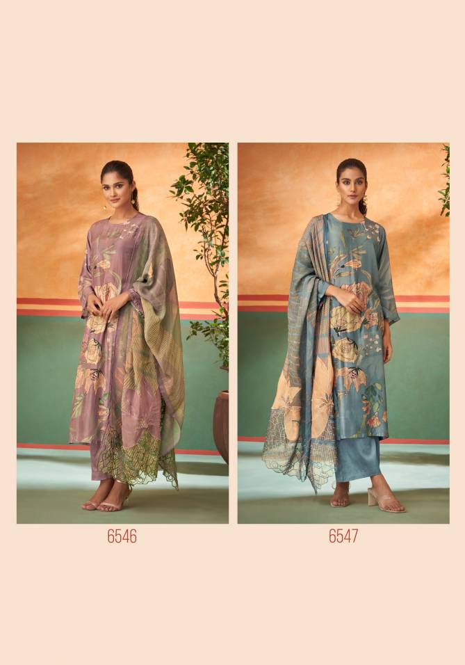 Dua By Sahiba Muslin Silk Digital Printed Dress Material Wholesale Shop In Surat